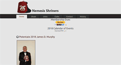 Desktop Screenshot of nemesisshriners.com